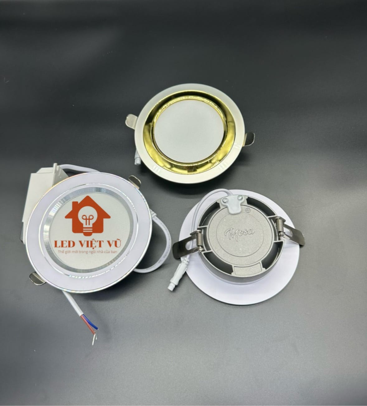 Đèn Âm Trần AT 10W MẮT VÀNG CAO CẤP CHÍP LUMILED (LED VIỆT VŨ ) - Ảnh 2