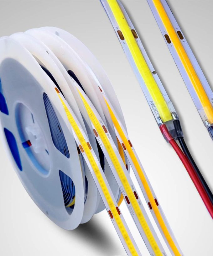 LED DÁN COB 12V BẢN 8MM