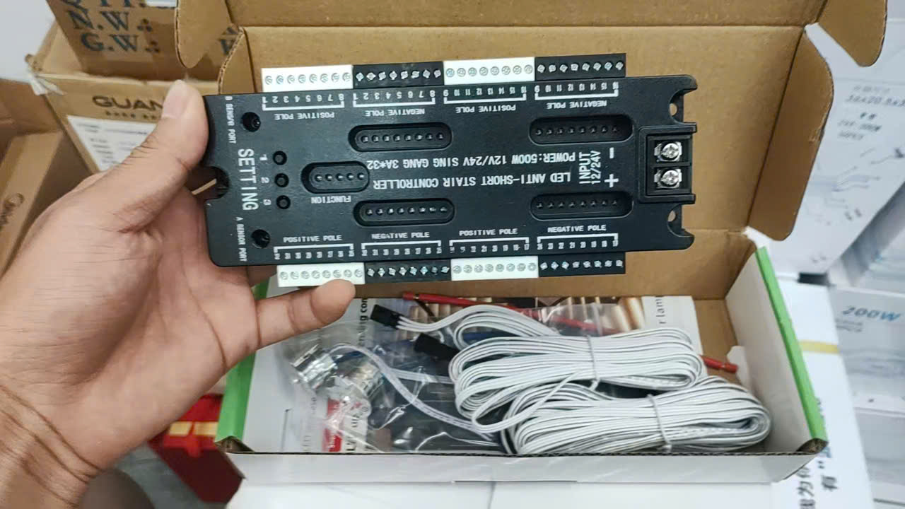 BỘ CẢM BIẾN CHUYỂN ĐỘNG CẦU THANG /MẠCH ĐIỀU KHIỂN CẦU THANG - Ảnh 3